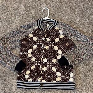 Gimmicks by BKE Geometric Knit Jacket